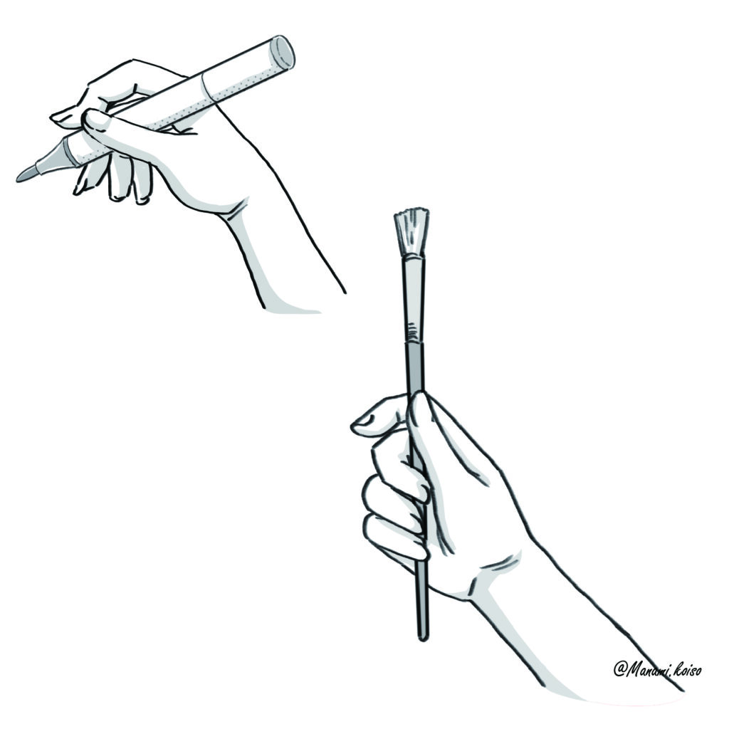 デジタル シンプルタッチ 白黒