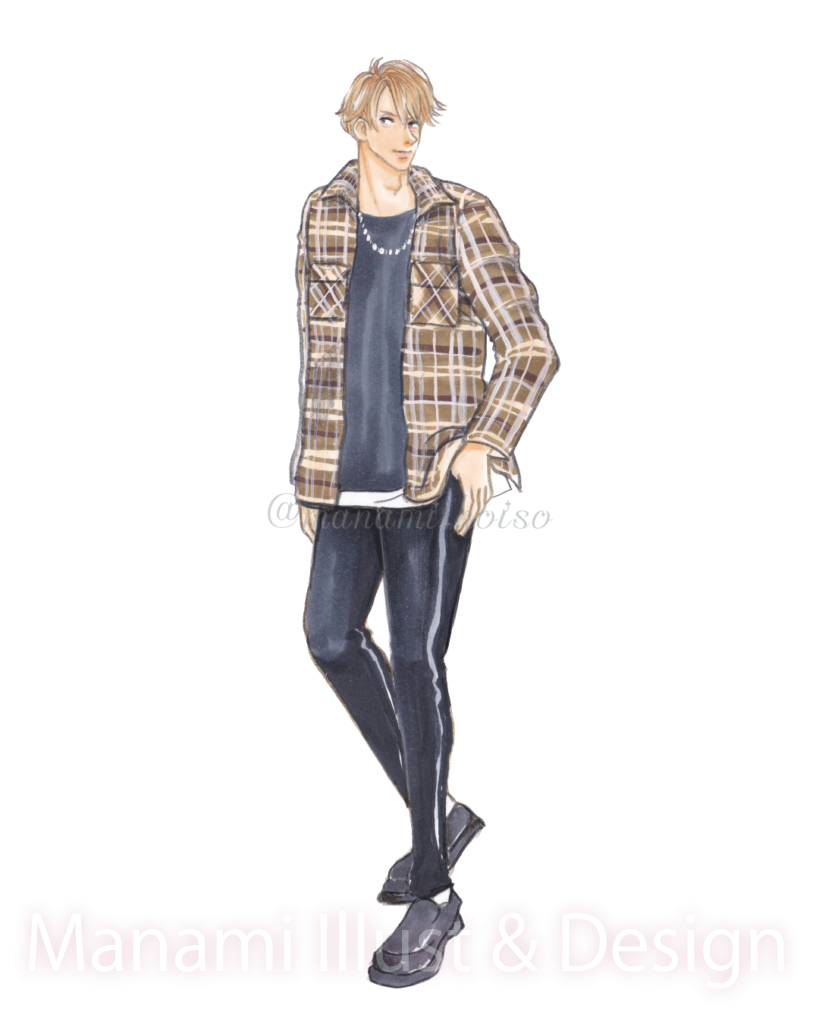 手描き ファッション・ガールズイラスト